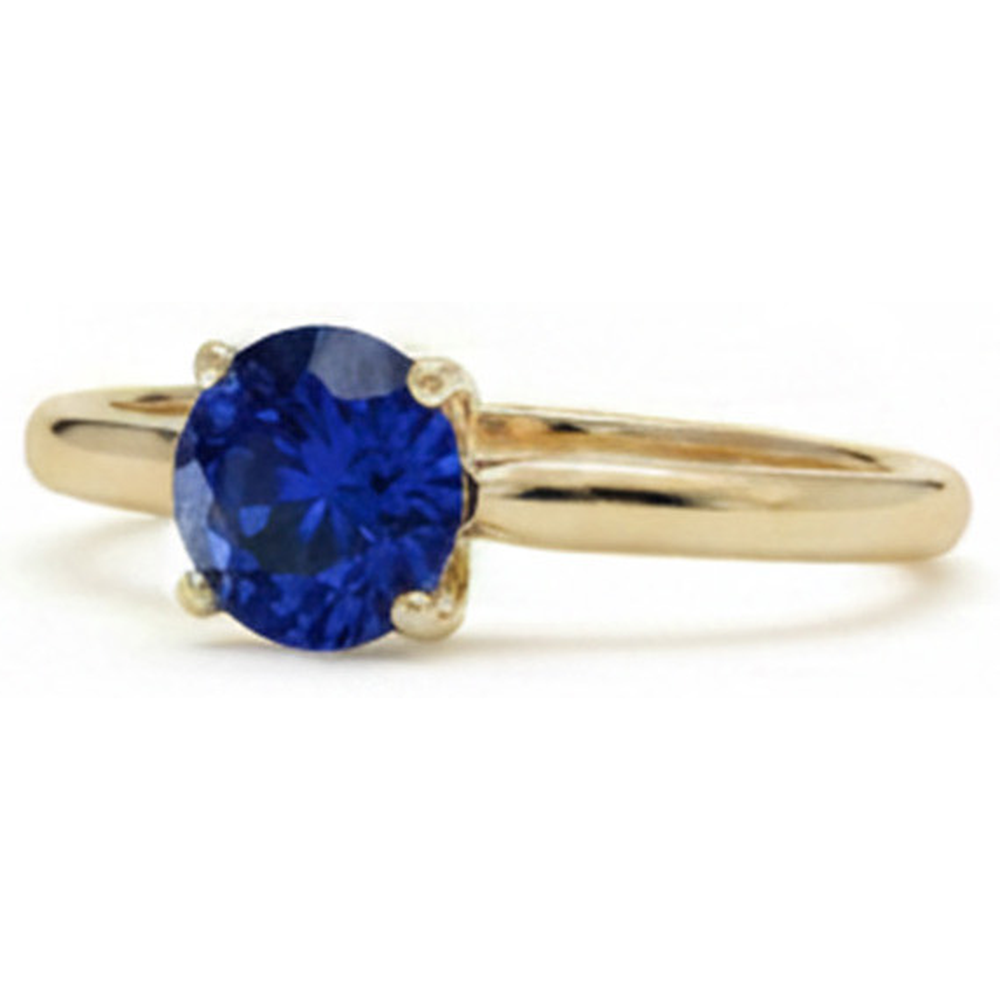 echter round diamant 3Karat ring Seitenansicht