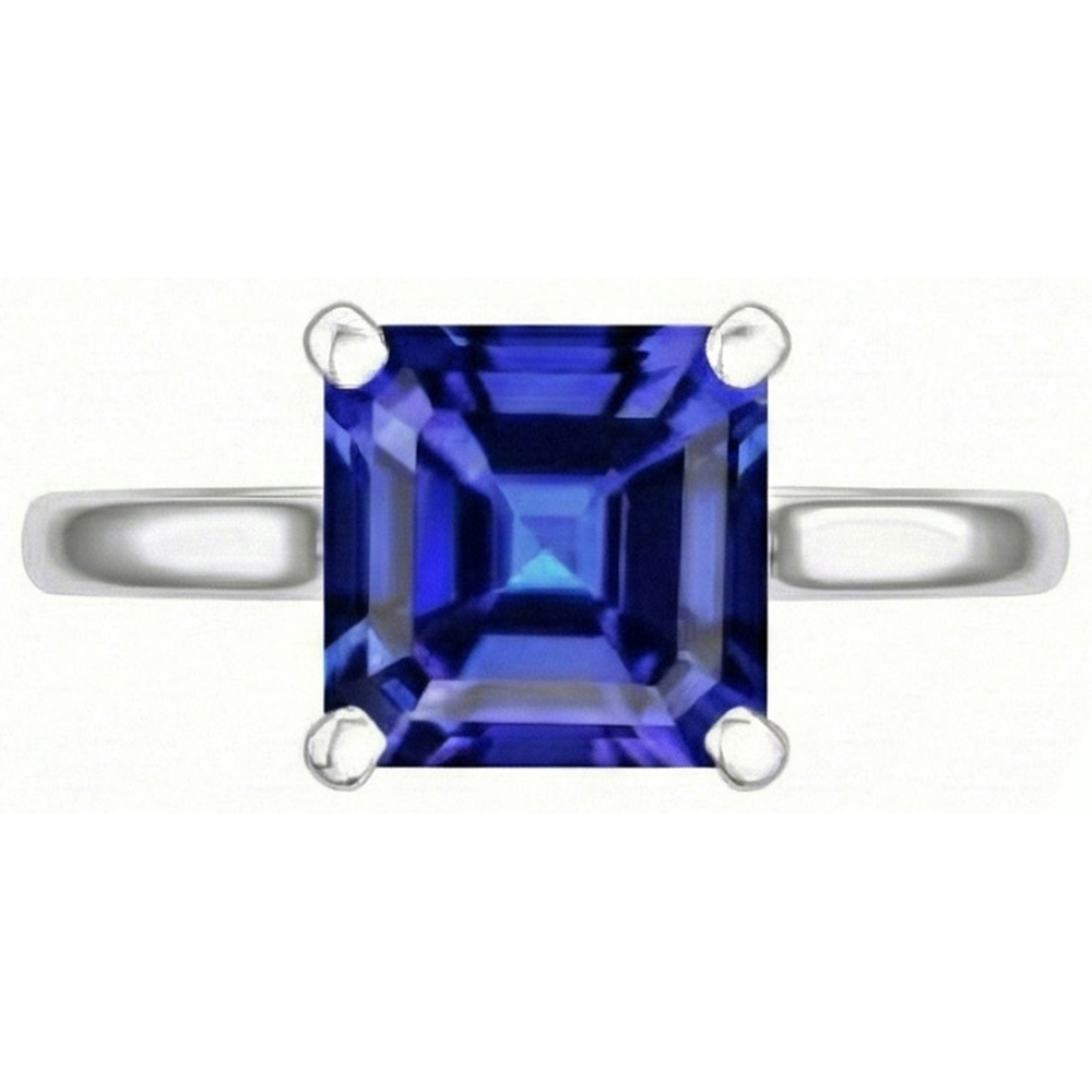 3 Karat Saphir-Edelstein-Verlobungsring