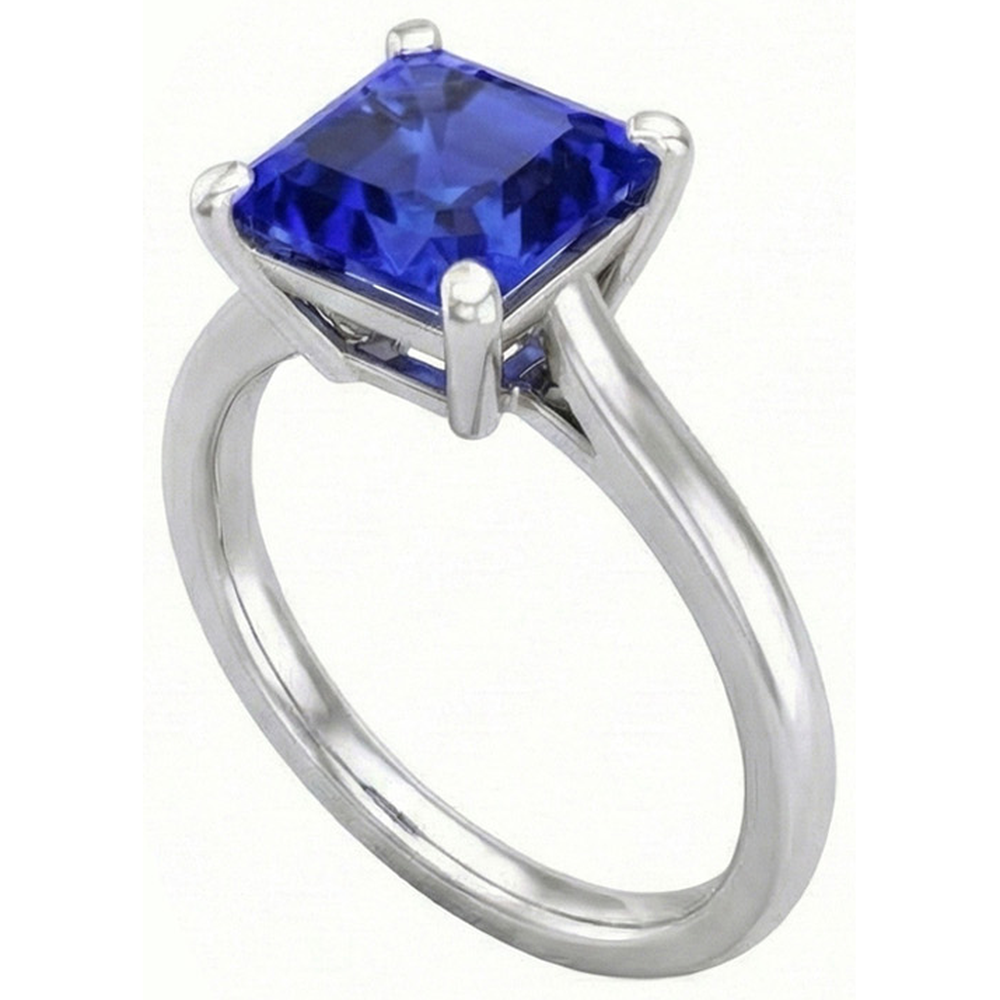 3 Karat Saphir-Edelstein-Verlobungsring