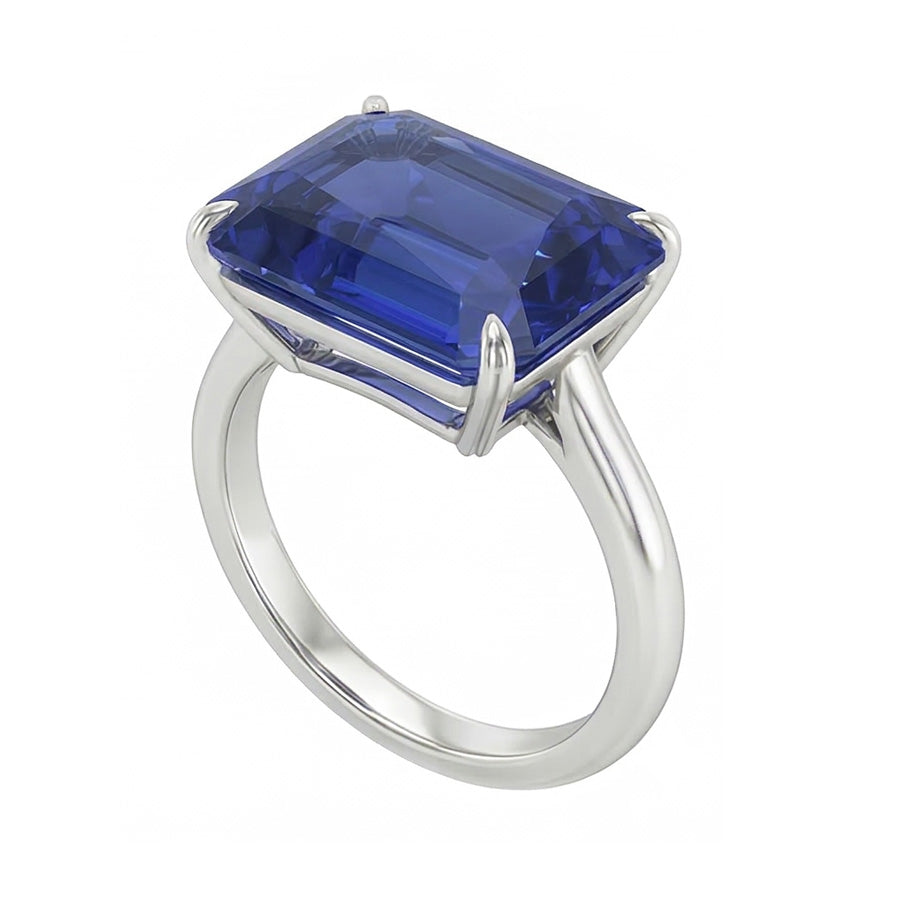 echter diamant 3Karat ring Profilansicht
