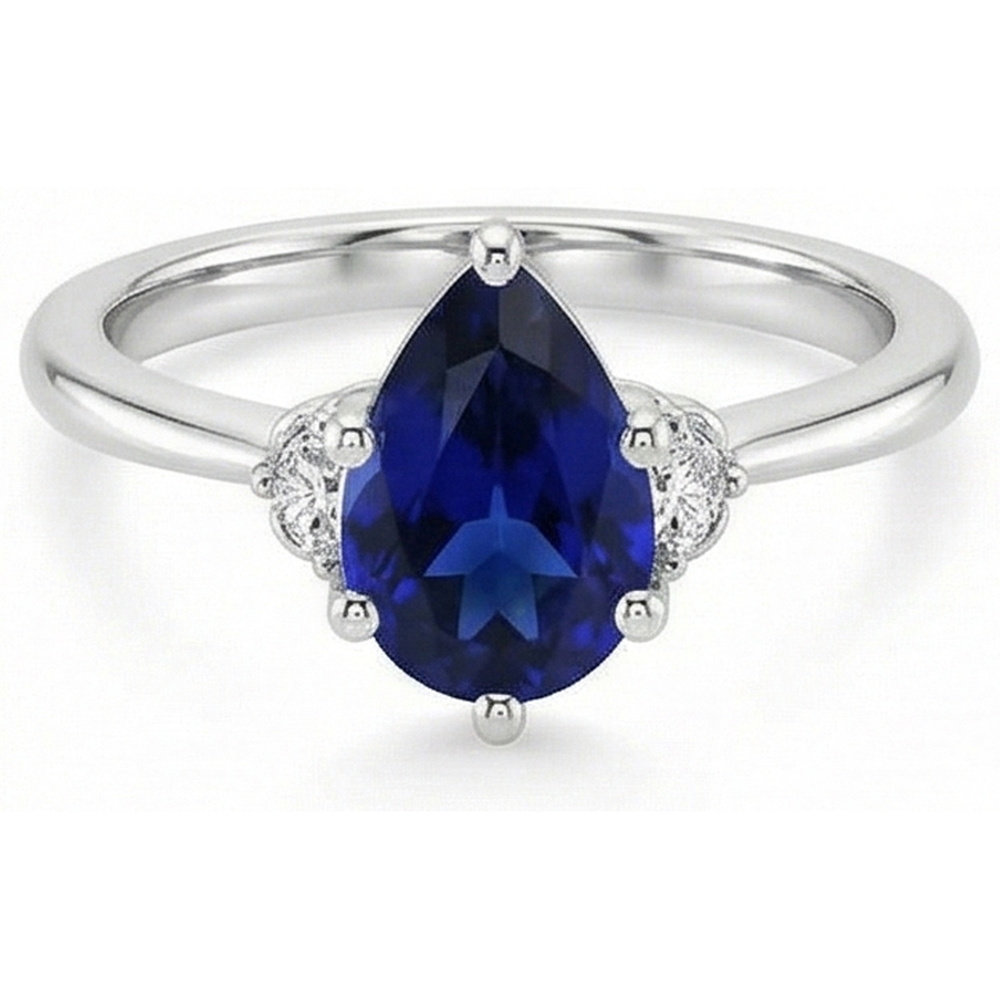 echter round diamant 6.75Karat ring Detailansicht