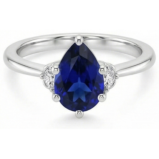 echter round diamant 6.75Karat ring Detailansicht