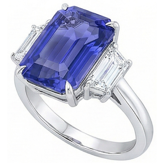 echter diamant 3.50Karat ring Seitenansicht