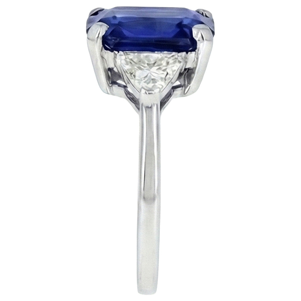echter diamant 3.50Karat ring Profilansicht