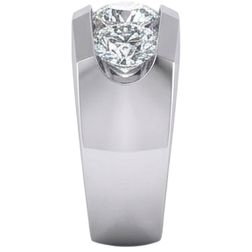 3 Stein Echt Aus der Erde Abgebauter Natürlicher Diamant Herrenring Gold
