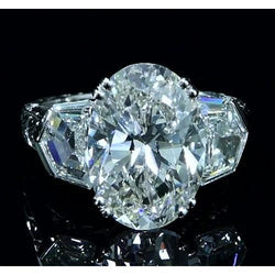 3 Stein Echt Aus der Erde Abgebauter Natürlicher Diamant Verlobungsring 8 Karat Vintage Style Schmuck Neu