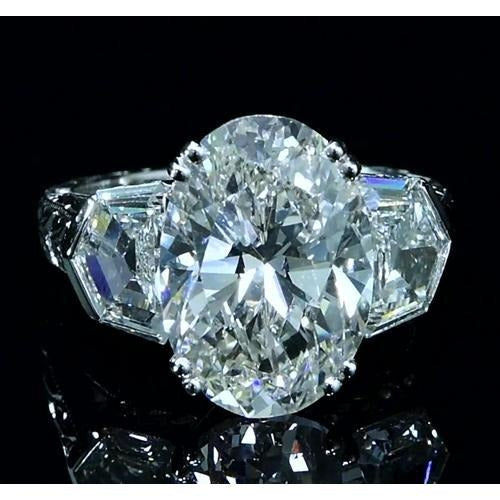 3 Stein Echt Diamant Verlobungsring 8 Karat Vintage Style Schmuck Neu