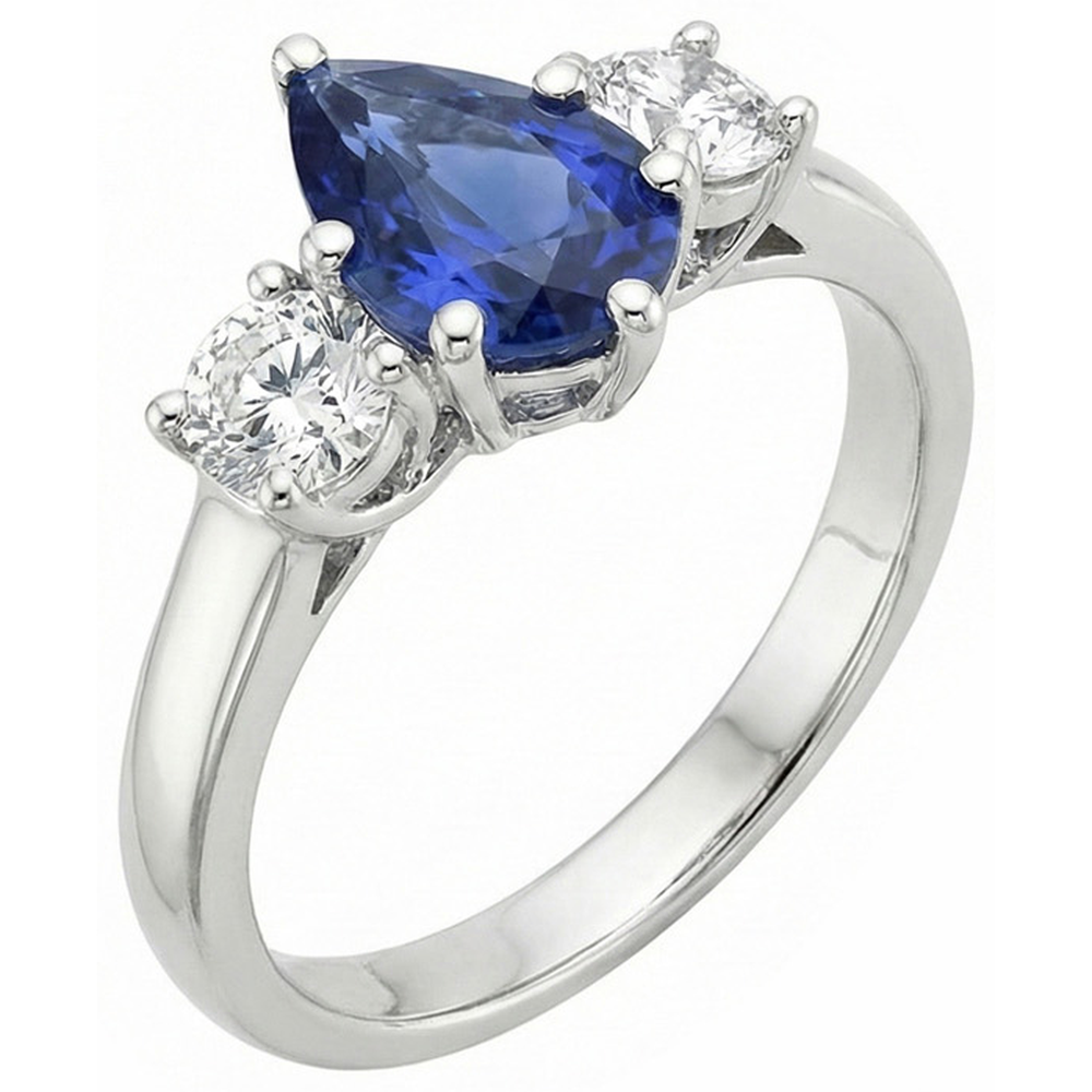 echter round diamant 4.50Karat ring Detailansicht
