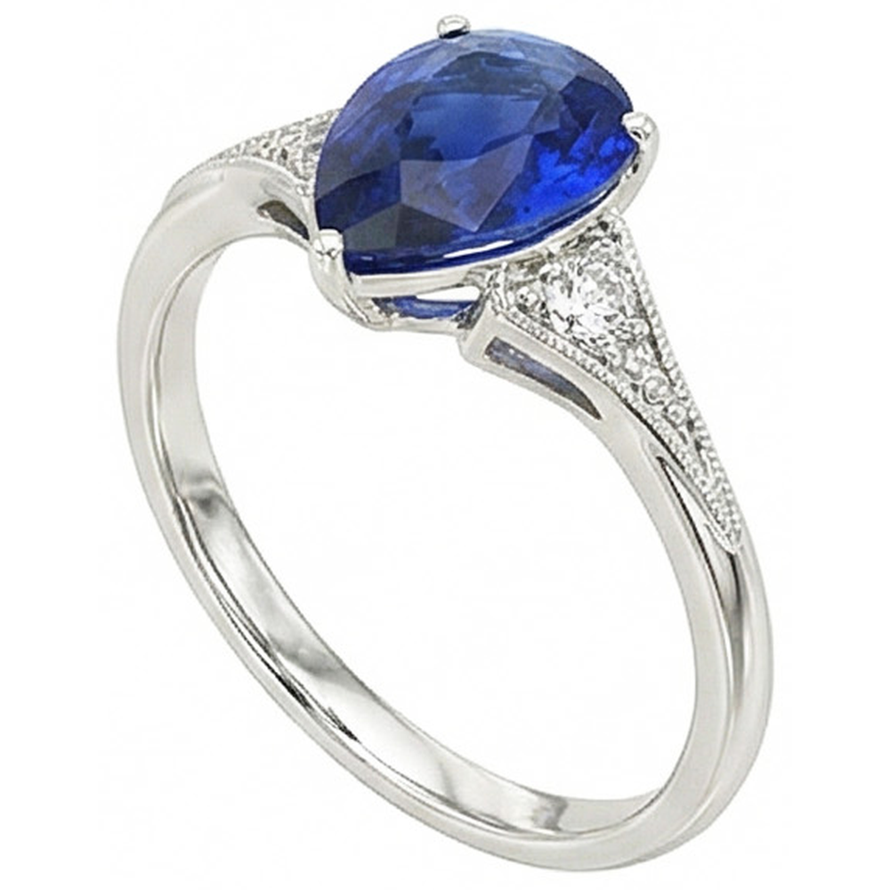 echter round diamant 3.25Karat ring Detailansicht