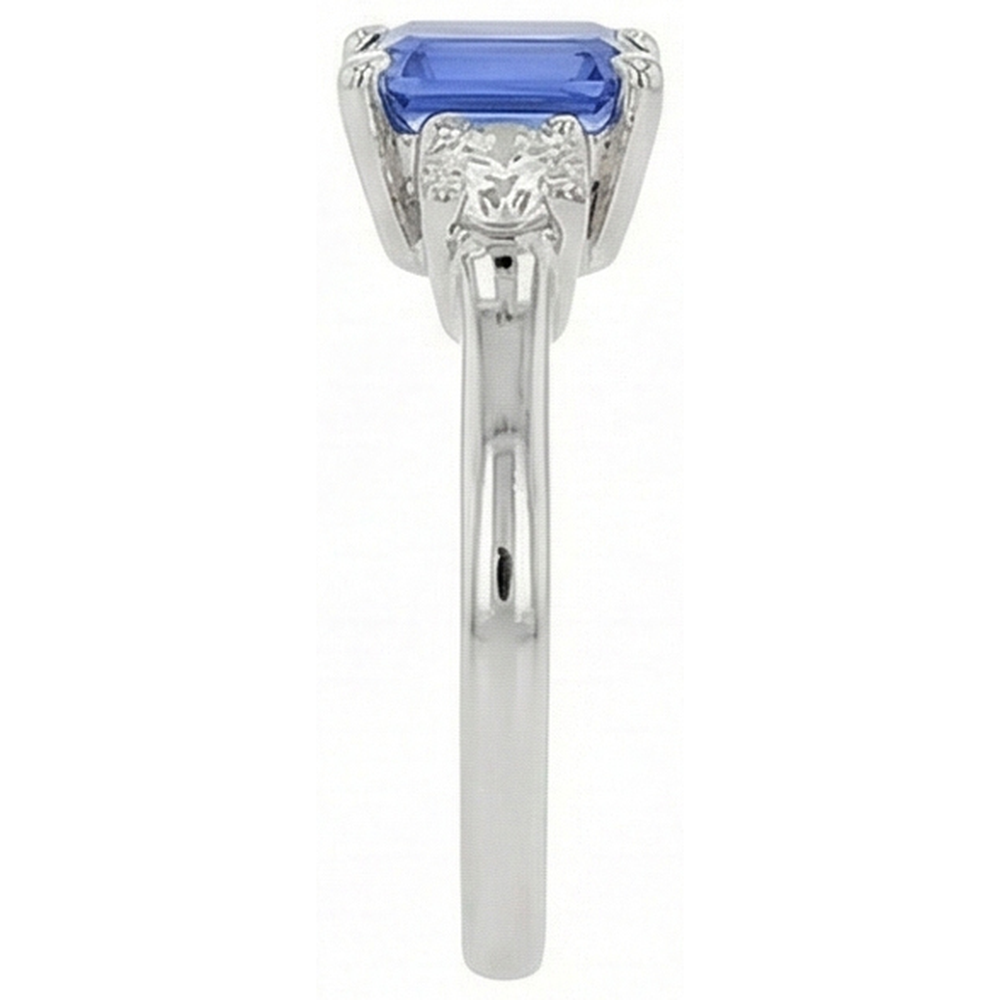 echter round diamant 2.50Karat ring Draufsicht