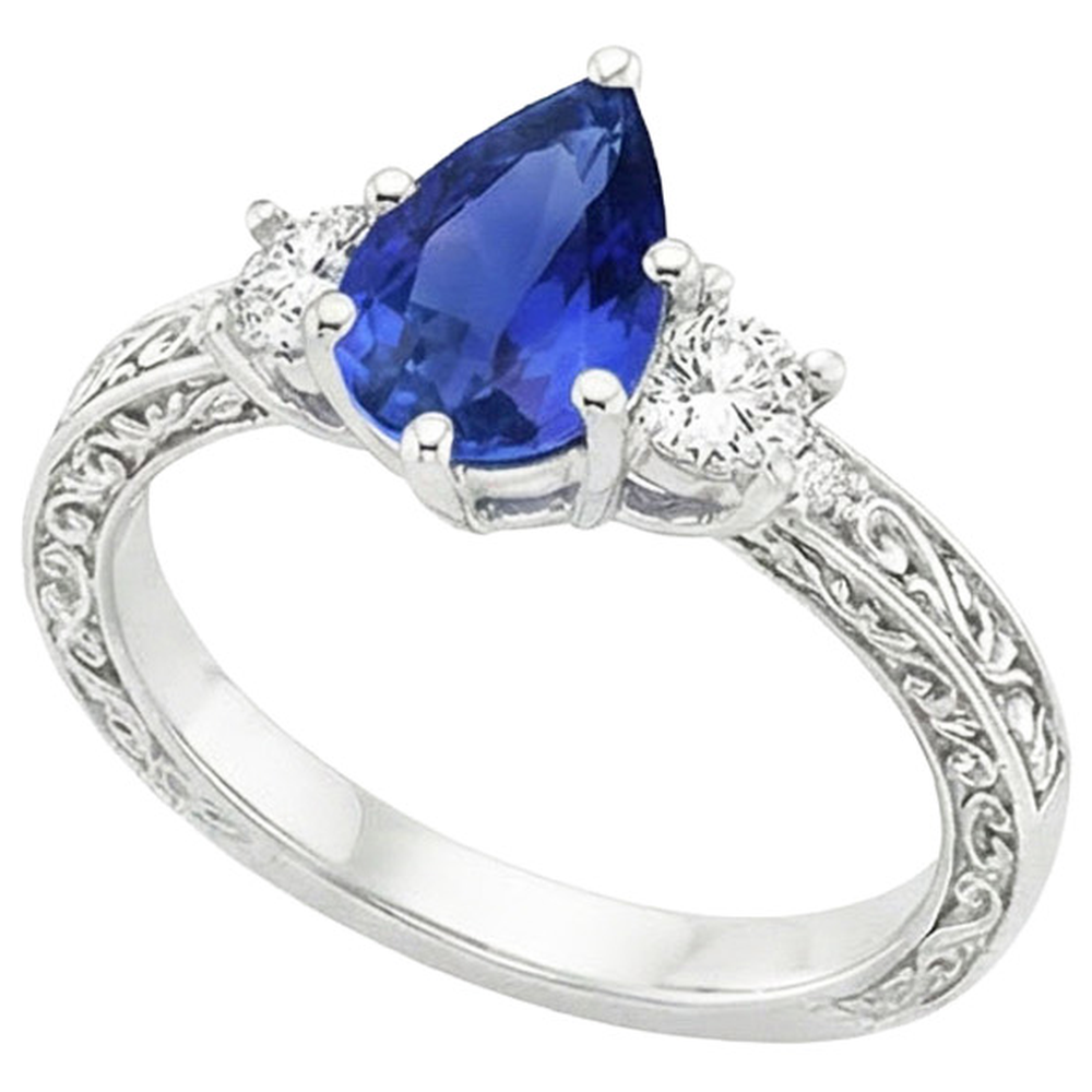 echter round diamant 3.50Karat ring Detailansicht