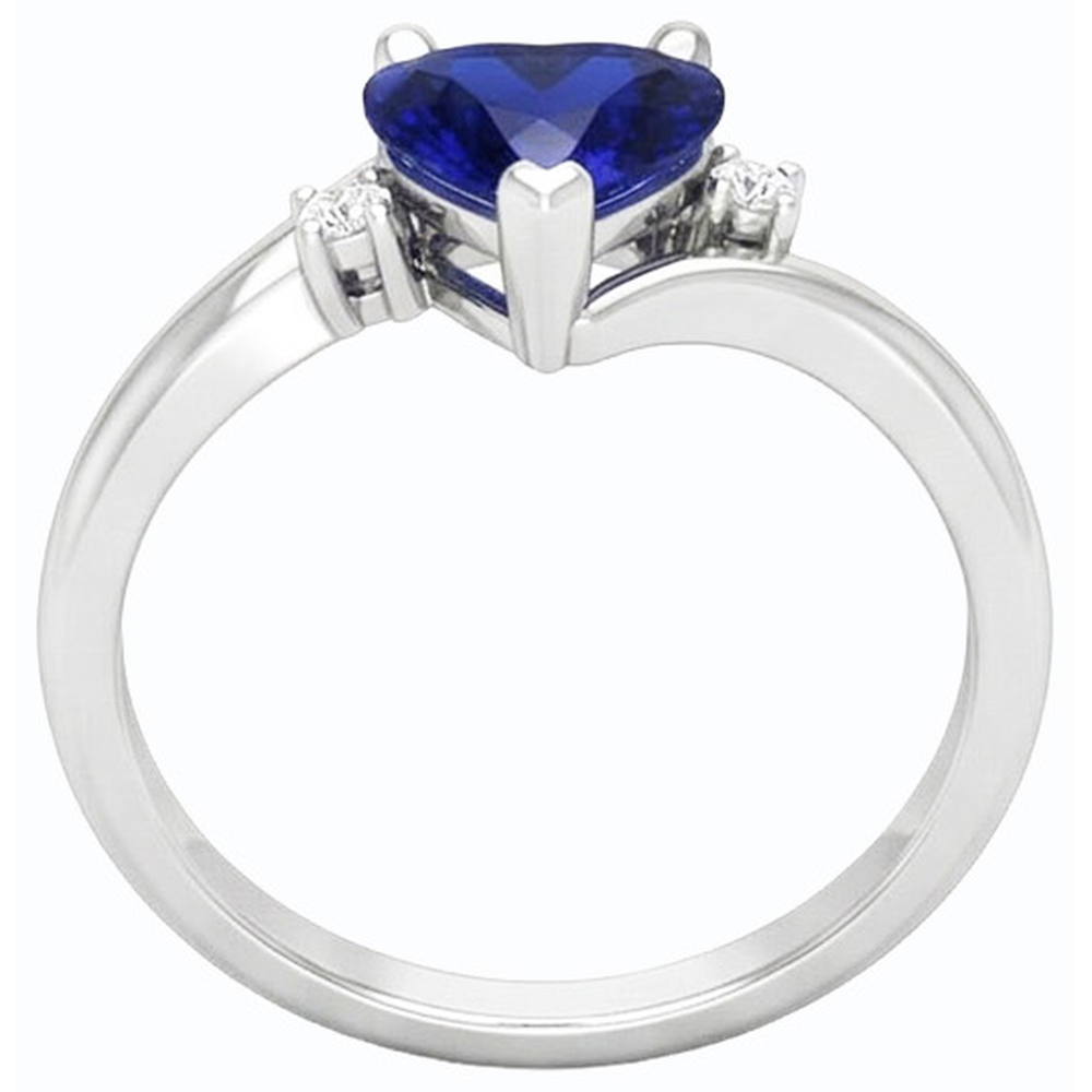 echter round diamant 1.75Karat ring Draufsicht