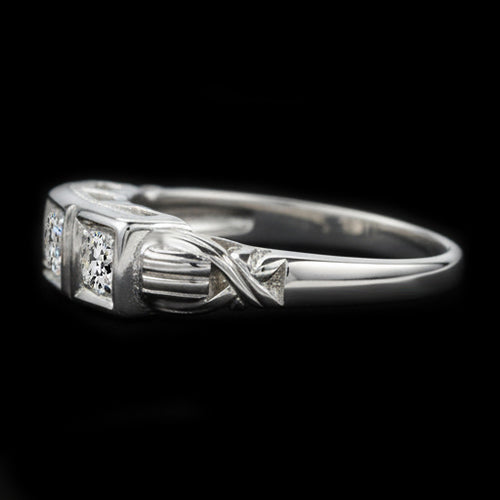 3 Steine Ring Rund Alter Minenschliff Echt Aus der Erde Abgebauter Natürlicher Diamanten 1.50 Karat Damenschmuck