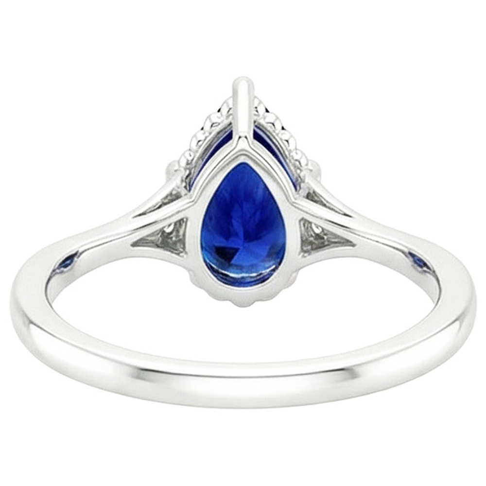 echter round diamant 3.25Karat ring Seitenansicht