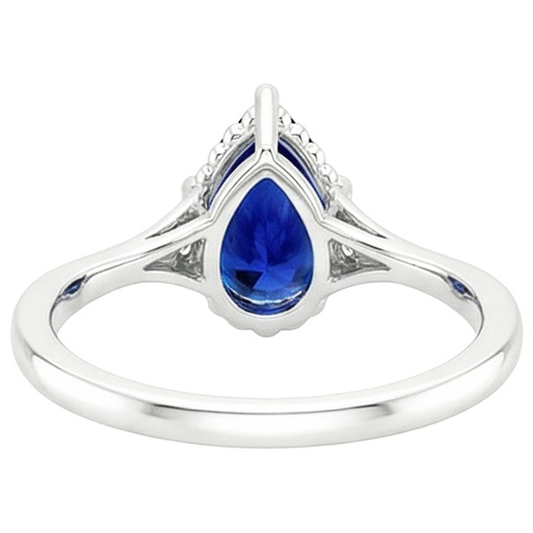 echter round diamant 3.25Karat ring Seitenansicht