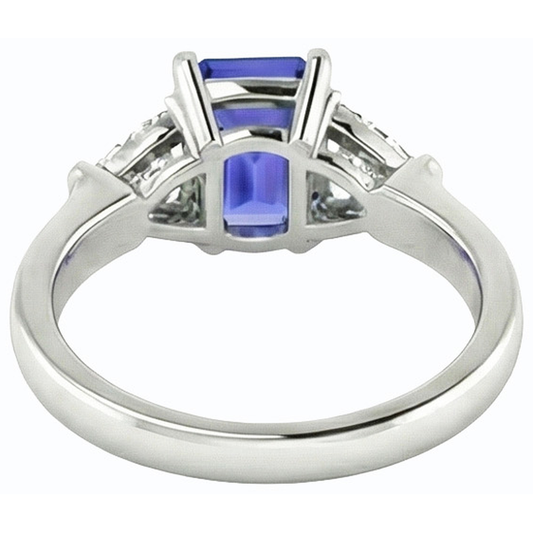 echter round diamant 2Karat ring Vorderansicht