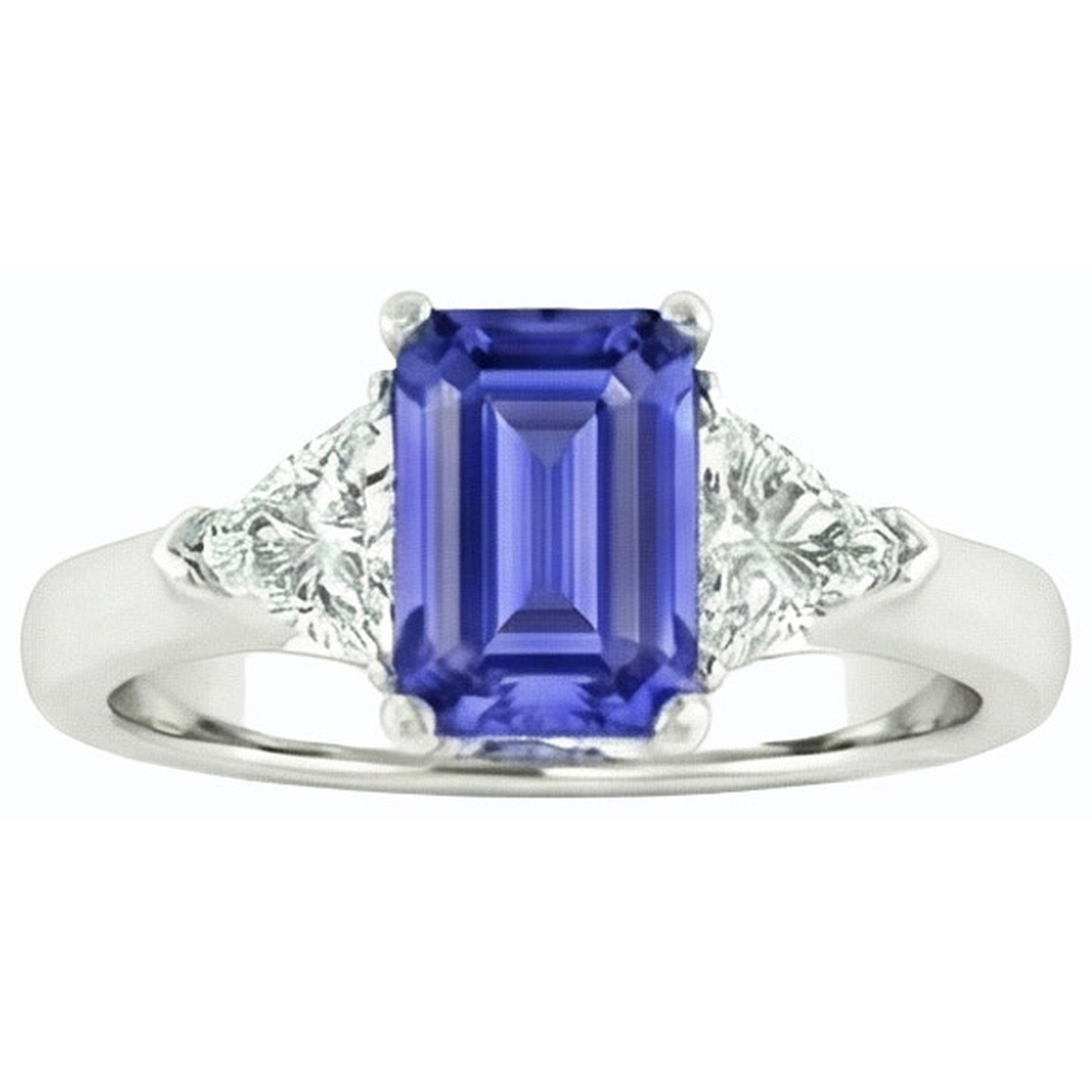 echter round diamant 2Karat ring Profilansicht