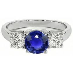 Echter Saphir Ring 4 Karat