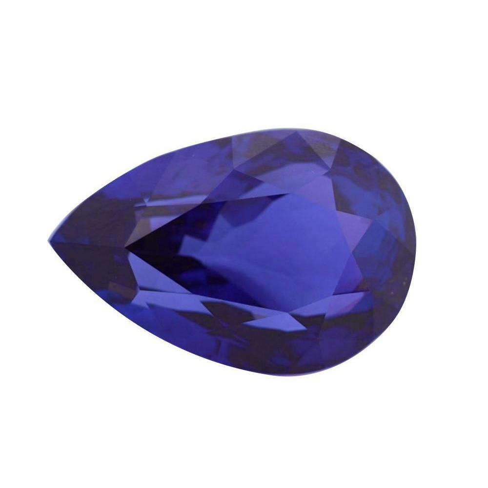 Blauer Tansanit Loose Sapphires Natural 3-Karat Gold – Hauptansicht