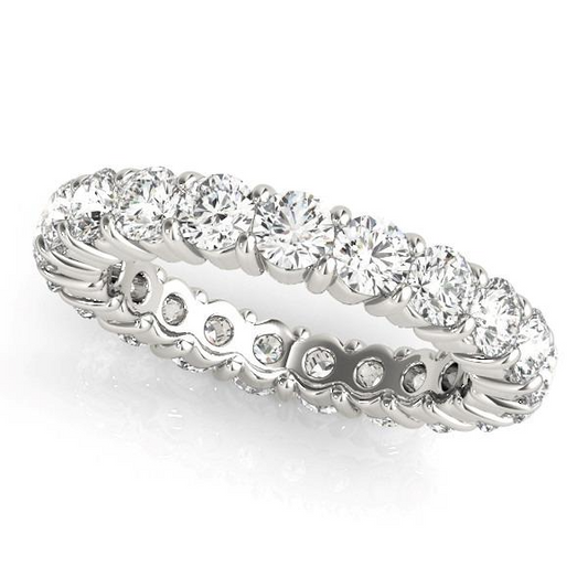 Eternity Band 14K Weißgold mit Diamant – Hauptansicht
