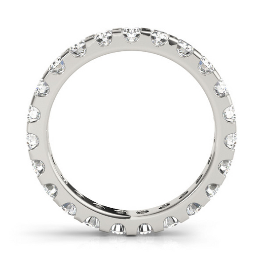 Kunstvoller Eternity Band 0,20 Karat – Frontansicht