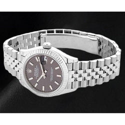 31 mm Rolex Date-just Edelstahluhr