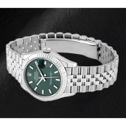 Rolex Datejust Mintgrüne Stahluhr
