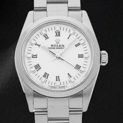 Echter 31mm Rolex weiße römische Damenuhr