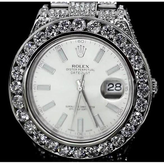 33 ct. Benutzerdefinierte Diamant Rolex