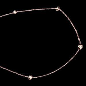 3,50 Karat Halskette Roségold Anhänger Echt Diamanten Yards