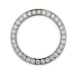 36 mm Kanalfassung, individuelle Diamantlünette passend für Rolex-Herrenuhr, 3,50 Karat