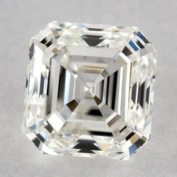 3,75 Karat Asscher-Diamant, natürlich, aus der Erde gewonnen, lose, F, VVS1, sehr guter Schliff