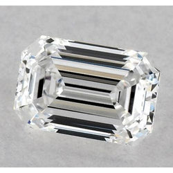 3,75 Karat Smaragd-Schliff, natürlicher, aus der Erde gewonnener Diamant (lose), F VVS1, sehr guter Schliff