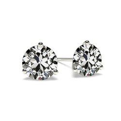 Antik-Kissen-Schliff Diamant Ohrringe in 14K Weißgold – 1,50