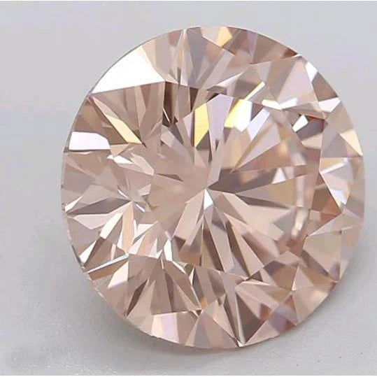 Rosa Saphir Brillantschliff Loose Sapphires Natural in Gold – Hauptansicht