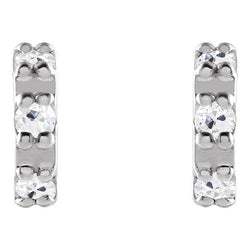 Hochwertiger Antik-Kissen-Schliff Edler Diamant Ohrhänger – 1
