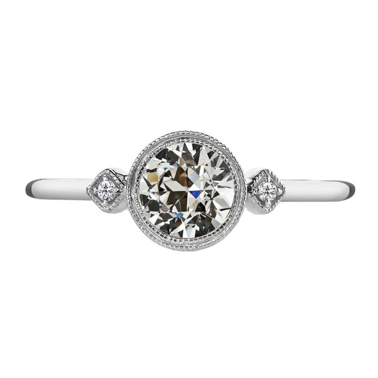 Schimmernder Edler Diamant Trilogie-Ring 2 Karat – Hauptansicht