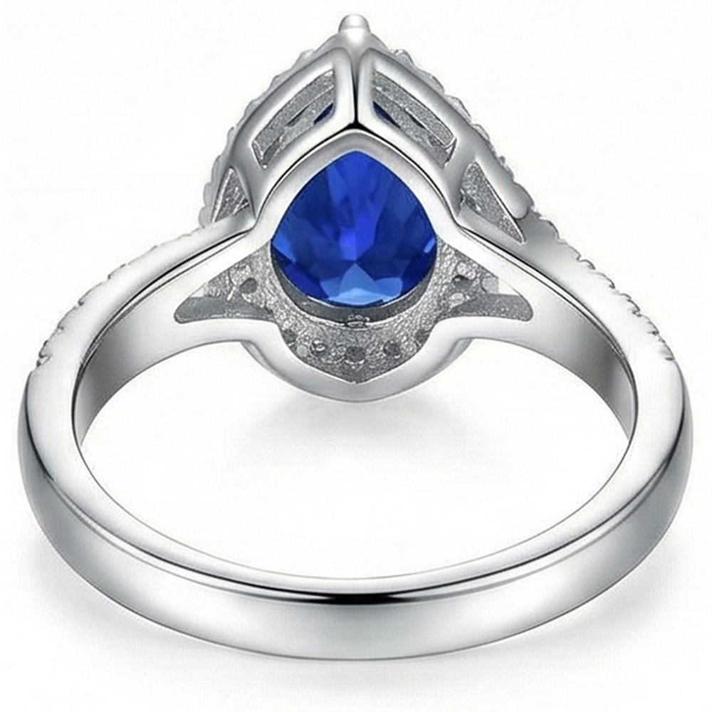 echter round diamant 3.70Karat ring Profilansicht