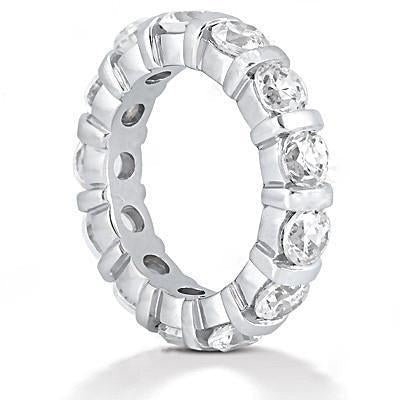 3.9 ct. F Vs1 Echt Diamonds Gorgeous Eternity Women Engagement Band WG 14K