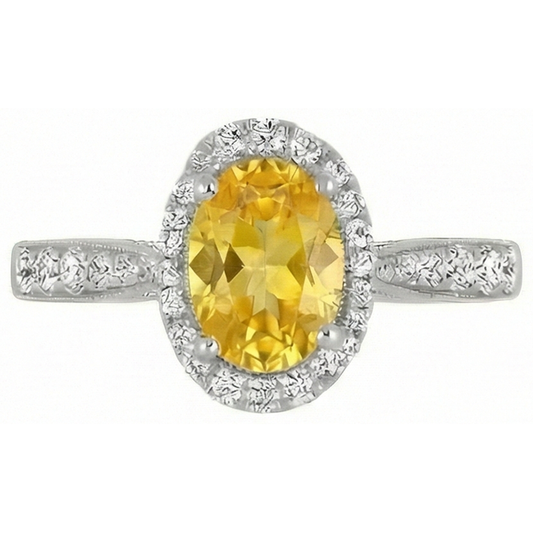 echter oval diamant 4.50Karat ring Vorderansicht