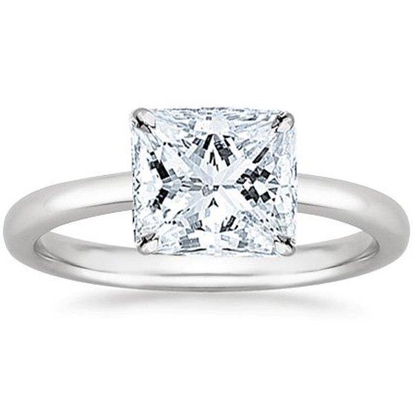 4 Carat strahlender Echt Diamant-Solitärring