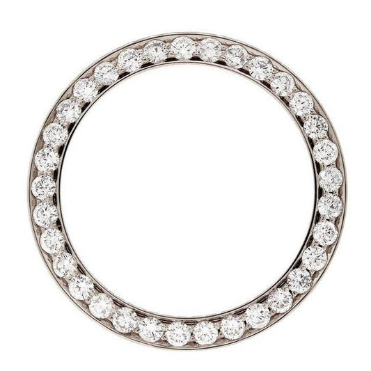 Brillant Brillantschliff Luxusuhr in Stainless Steel – Hauptansicht