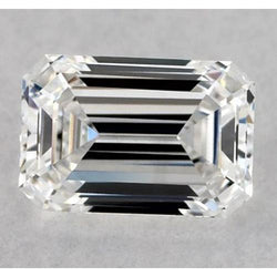 4 Karat Smaragd-Schliff, natürlicher, aus der Erde gewonnener Diamant (lose), F VVS1, sehr guter Schliff
