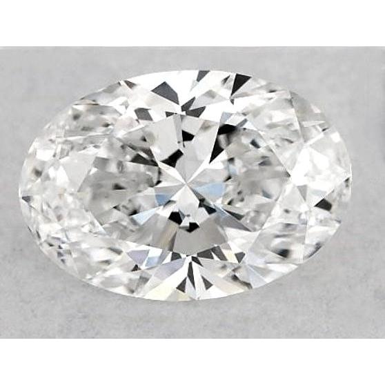 4 Karat ovaler Diamant, lose, F, VS1, sehr guter Schliff