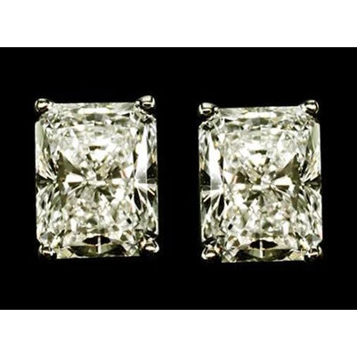 4 ct. Diamant-Ohrstecker Weißgold Echt Diamant-Ohrring