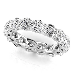 Brillant im Brillantschliff Eternity Band 4,95 Karat – 14 Karat