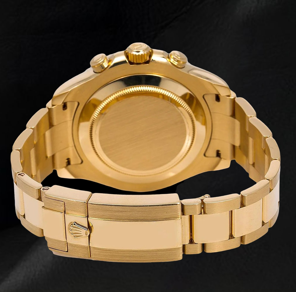Rolex Yacht-Master II 116688 Uhr aus 18 Karat Gelbgold, 44 mm, weißes Zifferblatt, blaue Keramiklünette