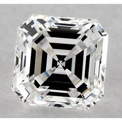 4,5 Karat Asscher-Diamant, natürlich, aus der Erde gewonnen, lose, F, VS1, sehr guter Schliff