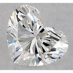 4,5 Karat Herzförmiger, natürlicher, aus der Erde gewonnener Diamant, lose, F, VVS1, sehr guter Schliff.