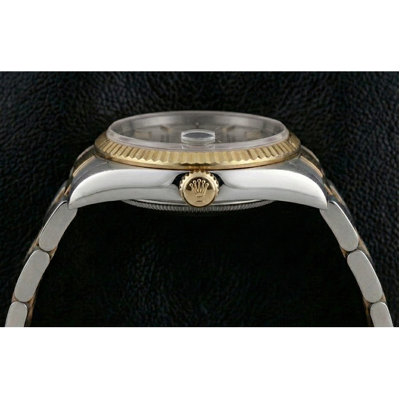 SCHNELLES EINSTELLEN Rolex-Uhr Oyster-Band ohne Löcher Datejust Rolex Zweifarbig SCHNELLES EINSTELLEN